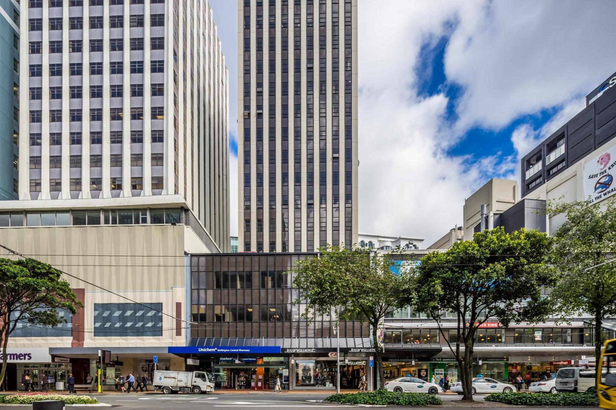 Park Hotel, Lambton Quay Wellington Buitenkant foto